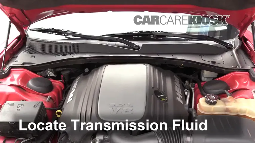 Dodge Charger Transmission Fluid Check www.carcarekiosk.com